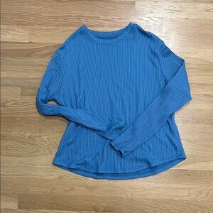 American Eagle Outfitters Blue Long Sleeve Top